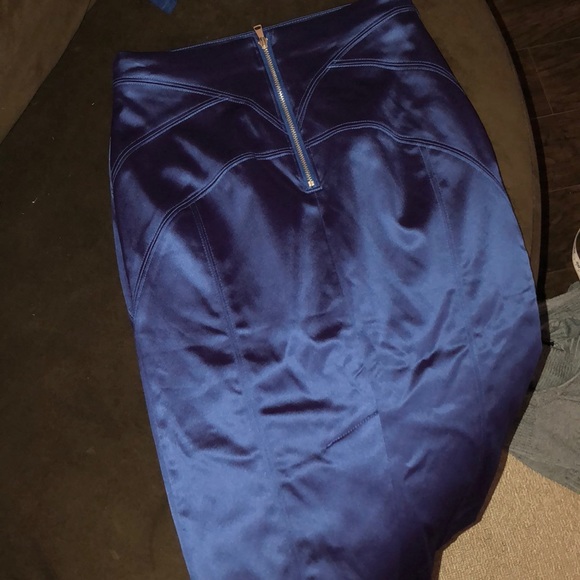 Lace body suit and satin skirt, worn once - Picture 2 of 5